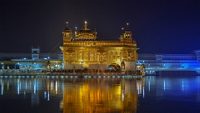 Harmandir Sahib is the Central Devotional Site for Sikhs from around the world, built of gold-plated white marble.