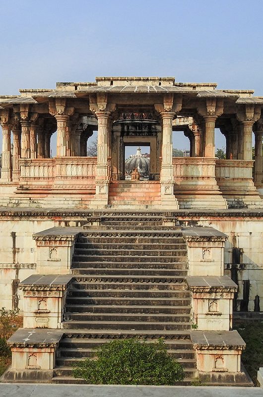 Cenotaph of Maharanaji Amarsinghji II at Ahar Cenotaphs, Udaipur, Rajasthan, India. It has more than 250 cenotaphs of the maharajas of Mewar that were built over approx 350 years.; Shutterstock ID 1048576877; purchase_order: -; job: -; client: -; other: -