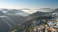 The Aizawl city - capital of Mizoram