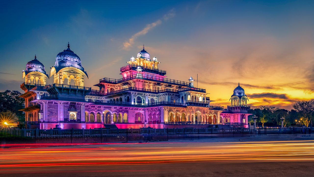 Albert Hall, Jaipur in Evening 23rd Feb 2019 6:46PM