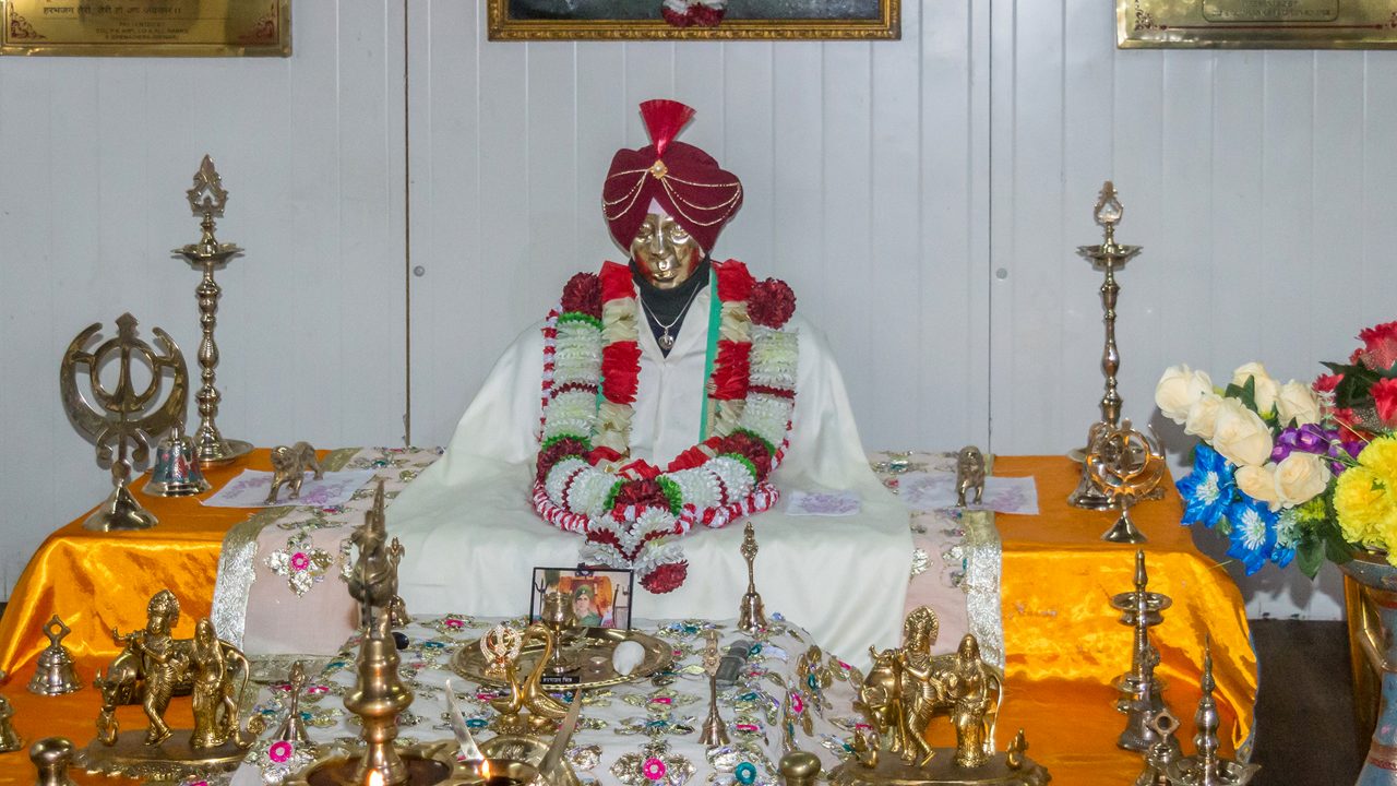 Statue of Baba Harbhajan Singh at the Temple near Nathula, Sikkim, India