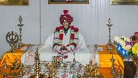 Statue of Baba Harbhajan Singh at the Temple near Nathula, Sikkim, India