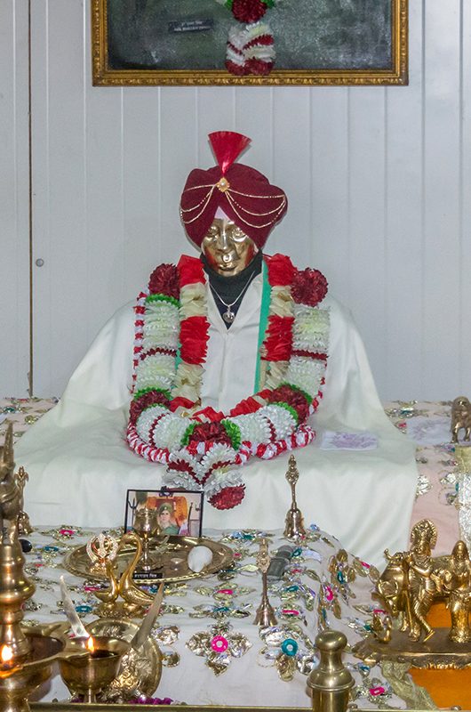 Statue of Baba Harbhajan Singh at the Temple near Nathula, Sikkim, India