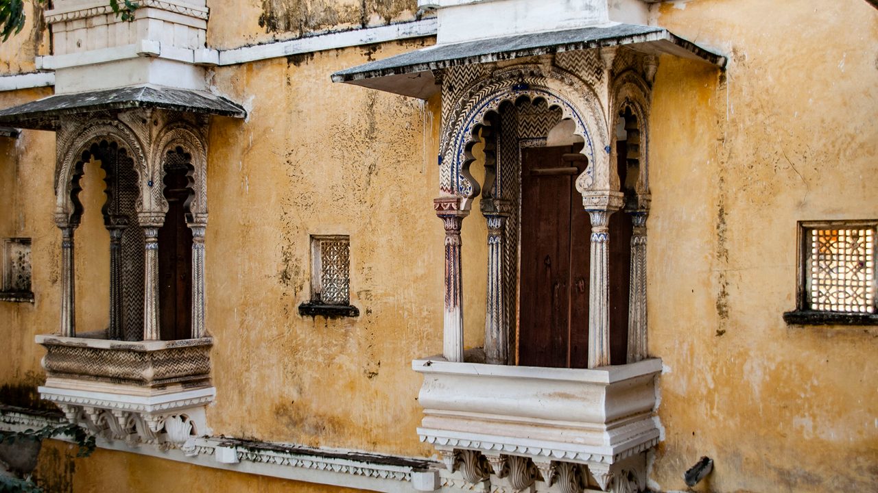 Bagore Ki Haveli Lake front as seen from the Gangaur Ghat in Udaipur in India; Shutterstock ID 1360411946; purchase_order: -; job: -; client: -; other: -