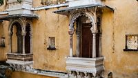 Bagore Ki Haveli Lake front as seen from the Gangaur Ghat in Udaipur in India; Shutterstock ID 1360411946; purchase_order: -; job: -; client: -; other: -