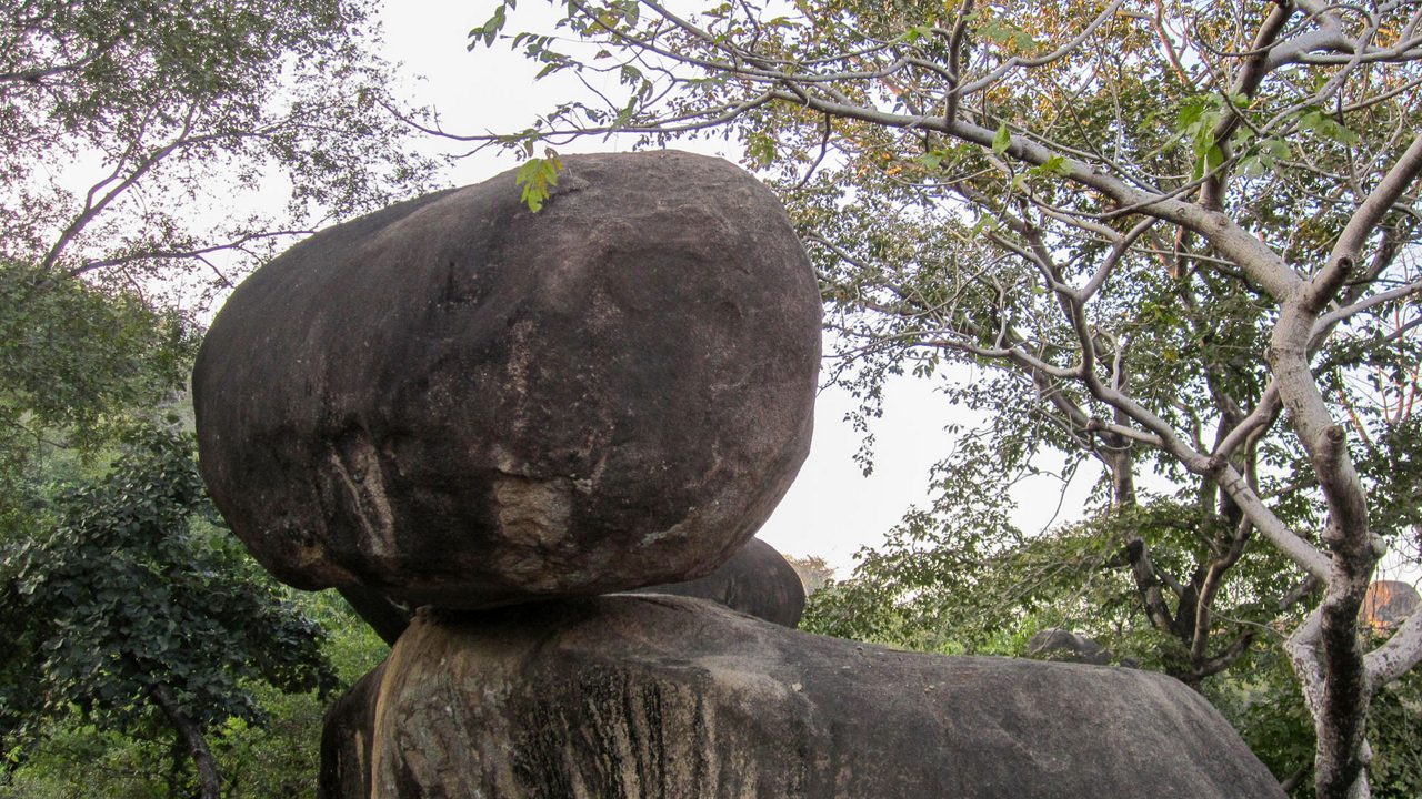 BALANCING ROCKS JABALPUR MADHYA PRADESH INDIA