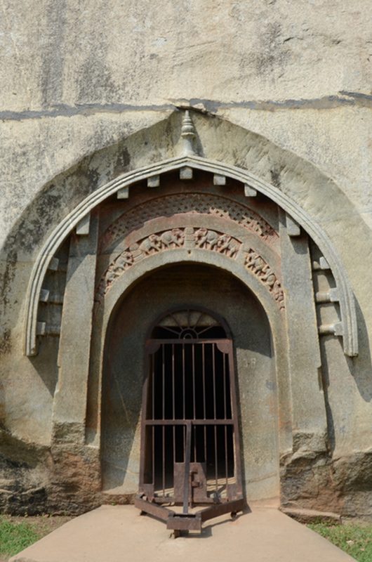 Barabar Caves said to be the oldest man made caves built by cutting these granite hills in Bihar by Mauryan Empire of Magadh (present day State of Bihar in India) in 3rd Century BC 