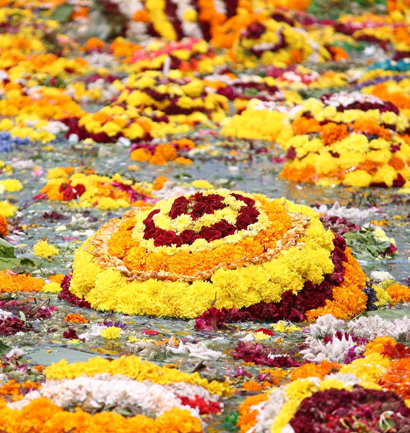 Telangana festival of flowers bathukamma 