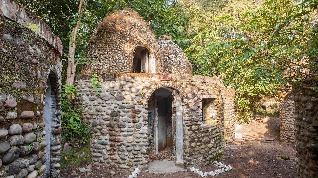 Maharishi Mahesh Yogi Ashram (Beatles Ashram) in Rishikesh, Northern India