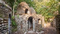 Maharishi Mahesh Yogi Ashram (Beatles Ashram) in Rishikesh, Northern India