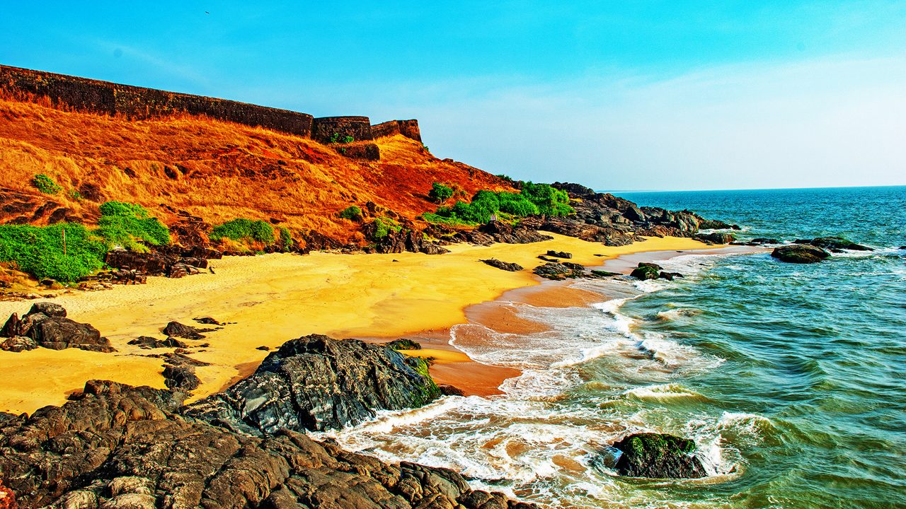 View From Keralas Largest Fort Bekal Fort  At Kasaragod Kerala