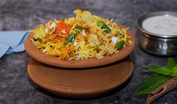 Vegetable Biryani (North Indian Style Biryani)