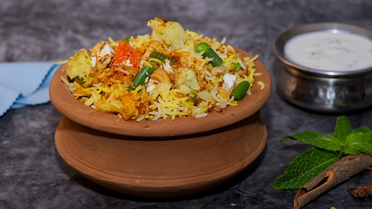 Vegetable Biryani (North Indian Style Biryani)