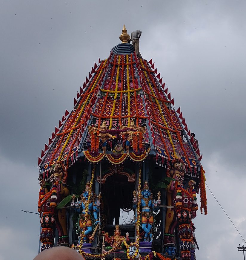 Ratham is used in the Brahmotsavam festival in Venkateswara Temple TirumalaTirupati Andhra Pradesh