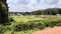 A sunny day in Brindavan Gardens, Mysuru