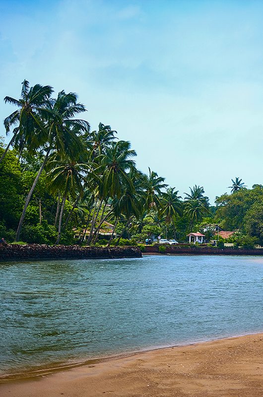 Scenic view of the Calangute Beach in Goa