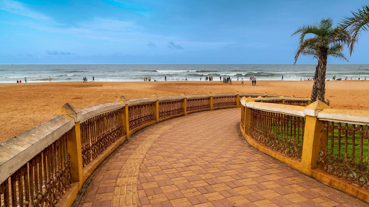 Beautiful calangute Beach of Goa, Famous tourist destination, Goa, India