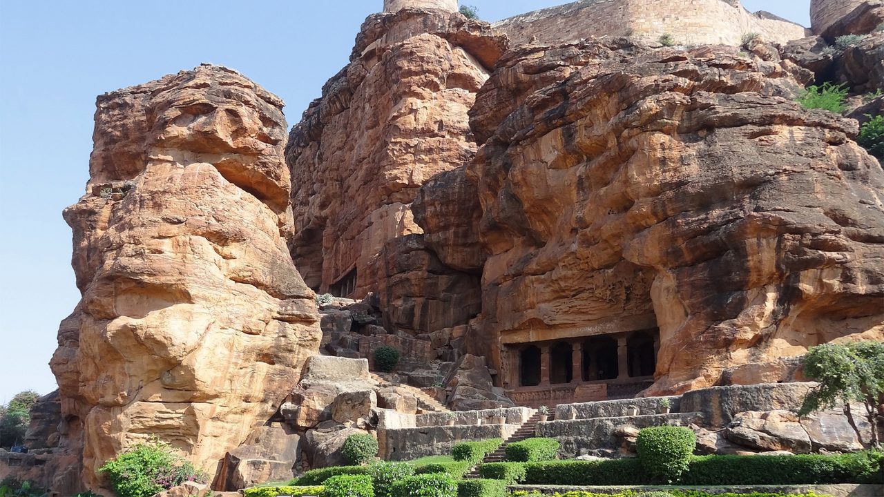 a Badami Cave Temples located in India