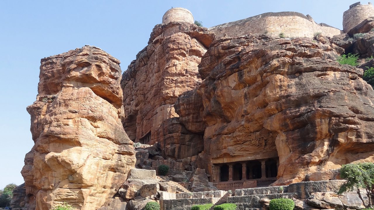 a Badami Cave Temples located in India