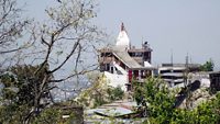 A View of Chandi Devi Temple Haridwar