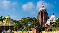 Jagannath temple at Puri, Odisha, India is one of the four pilgrimage sites in Hindu religion