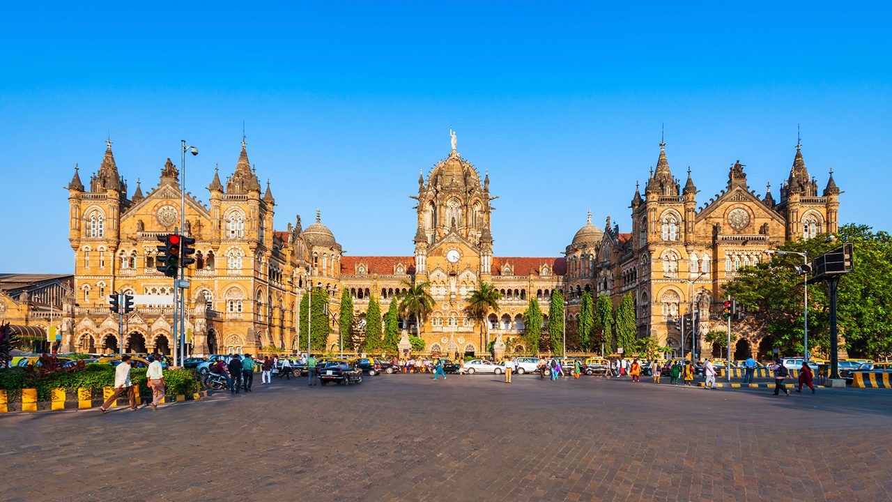 Chhatrapati Shivaji Maharaj Terminus or Victoria Terminus is a historic terminal train station and UNESCO World Heritage Site in Mumbai city, India