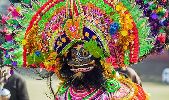 Chhau dance performed in jharkhand