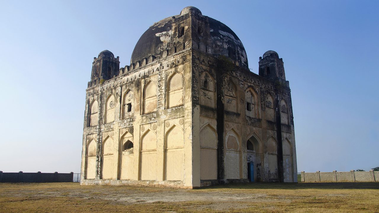 A view of Chor Gumbaz, Gulbarga, Karnataka India