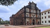 Front elevation of five hundred year old church of St. Francis of Assisi, Goa, India; Shutterstock ID 69025942; purchase_order: -; job: -; client: -; other: -