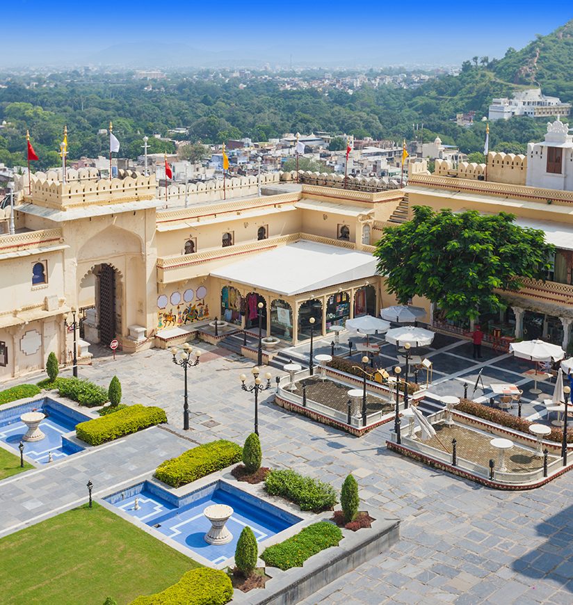 Udaipur City Palace in Rajasthan is one of the major tourist attractions in India; Shutterstock ID 197923994; purchase_order: -; job: -; client: -; other: -