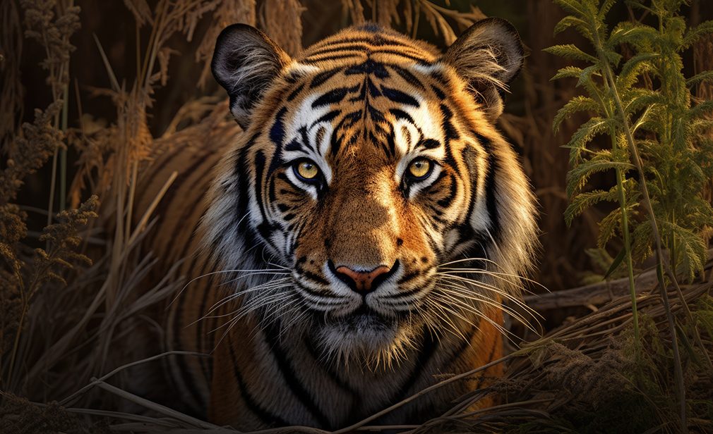 Indian tiger from Corbett Reserve