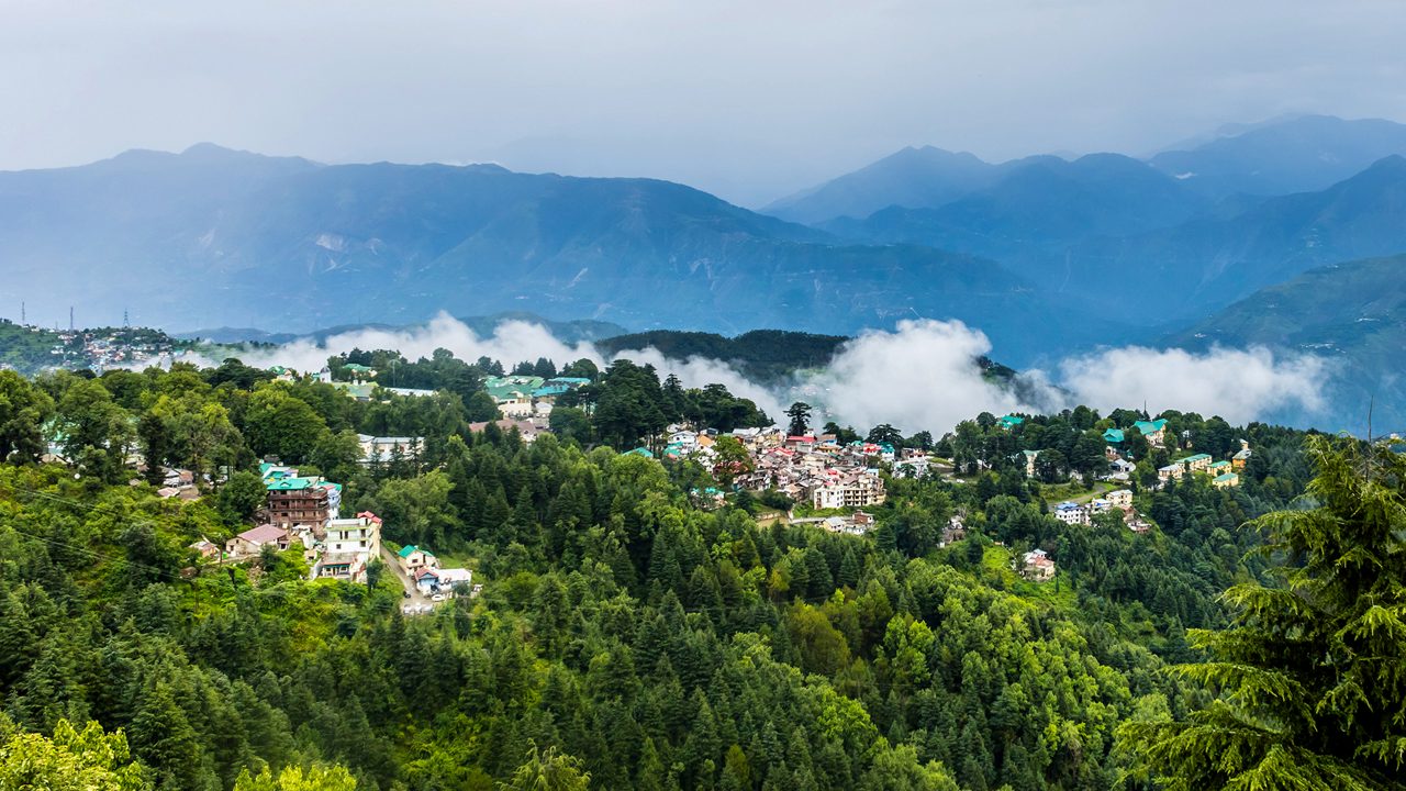 Beautiful view of hill station Dalhousie