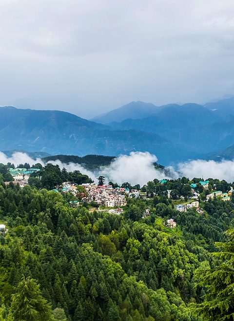 Beautiful view of hill station Dalhousie