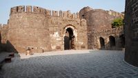 Front gate of Daulatabad fort, Aurangabad, Maharashtra