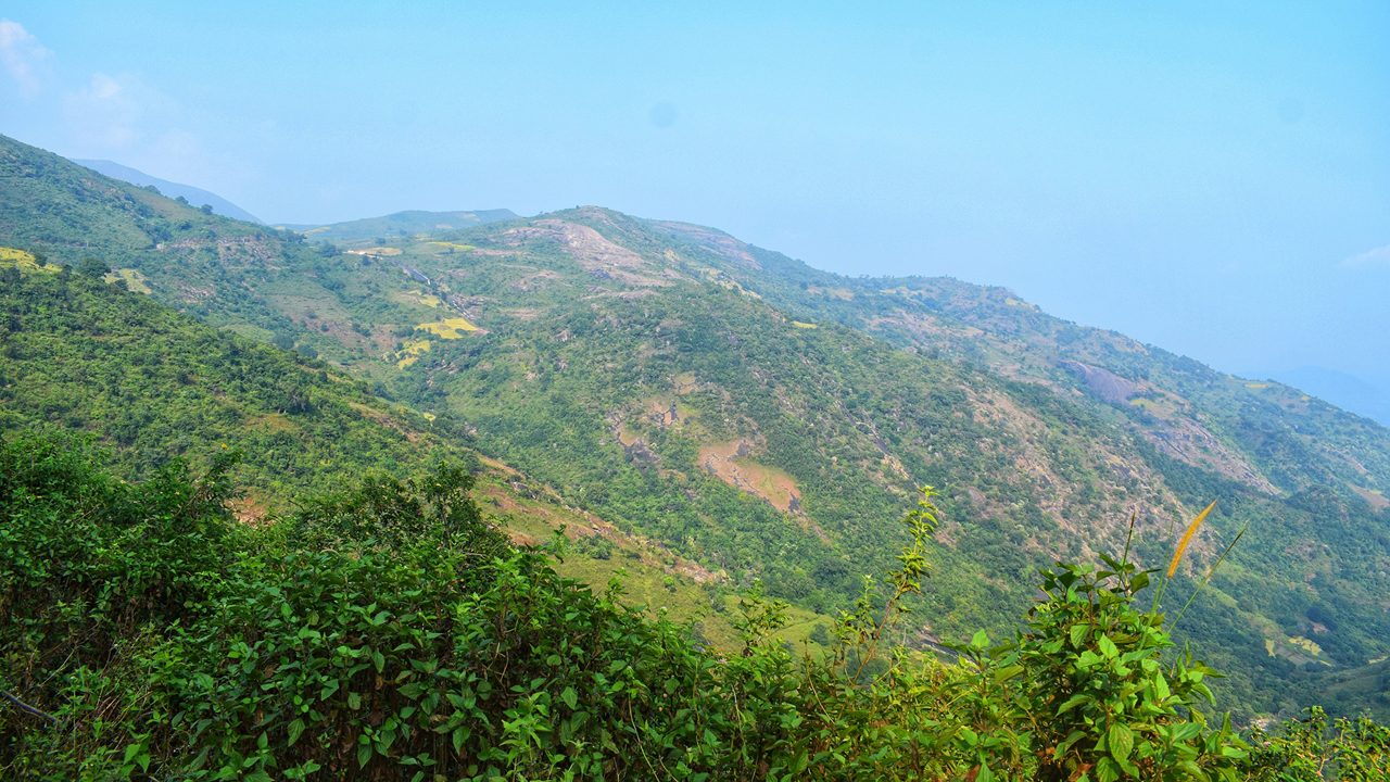 Deomali mountain range morning view from Koraput, India