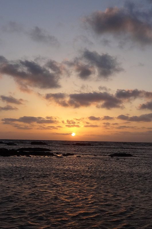 A beautiful sunset at Devka Beach, Daman