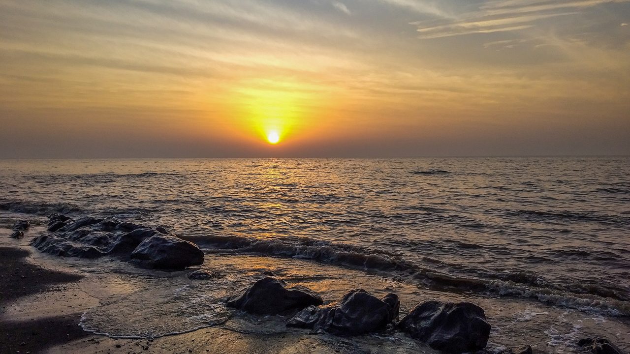 Evening shot at Devka Beach