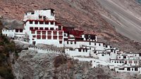 WB0PDY Diskit monastery in ladakh