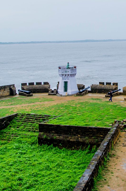 The edge of the Diu Fort