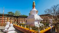 Do Drul Chorten is a buddhist stupa in Gangtok in the Indian state of Sikkim