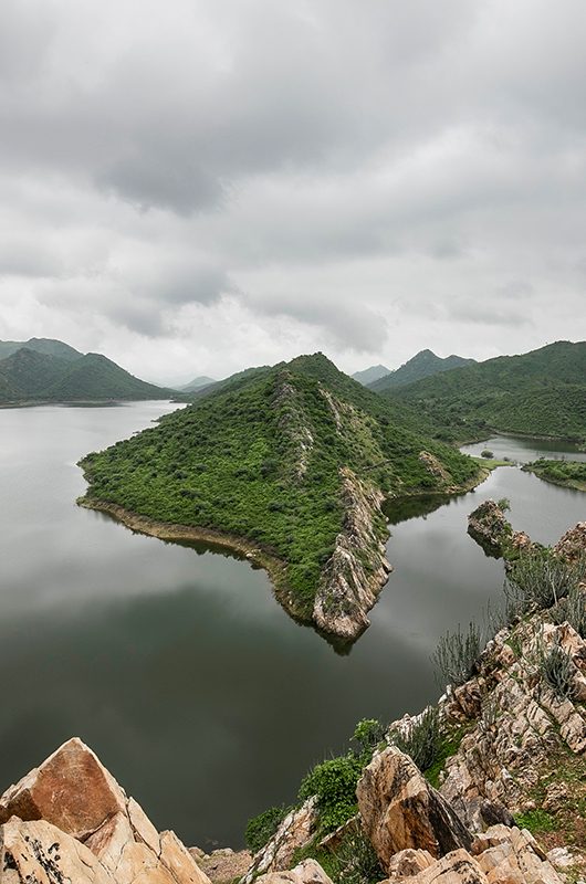 Beautiful landscape of Badi lake Udaipur rajasthan, India