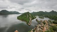 Beautiful landscape of Badi lake Udaipur rajasthan, India