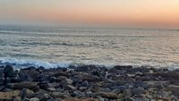 5th Sep 2020 Dwarka Beach. Sunset time at Beach