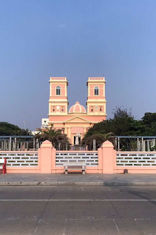 Eglise de Notre Dame des Anges, Puducherry, India; Shutterstock ID 791132239; purchase_order: -; job: -; client: -; other: -