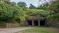 Elephanta Caves Mumbai India, An ancient Cave; Shutterstock ID 598410503; purchase_order: -; job: -; client: -; other: -