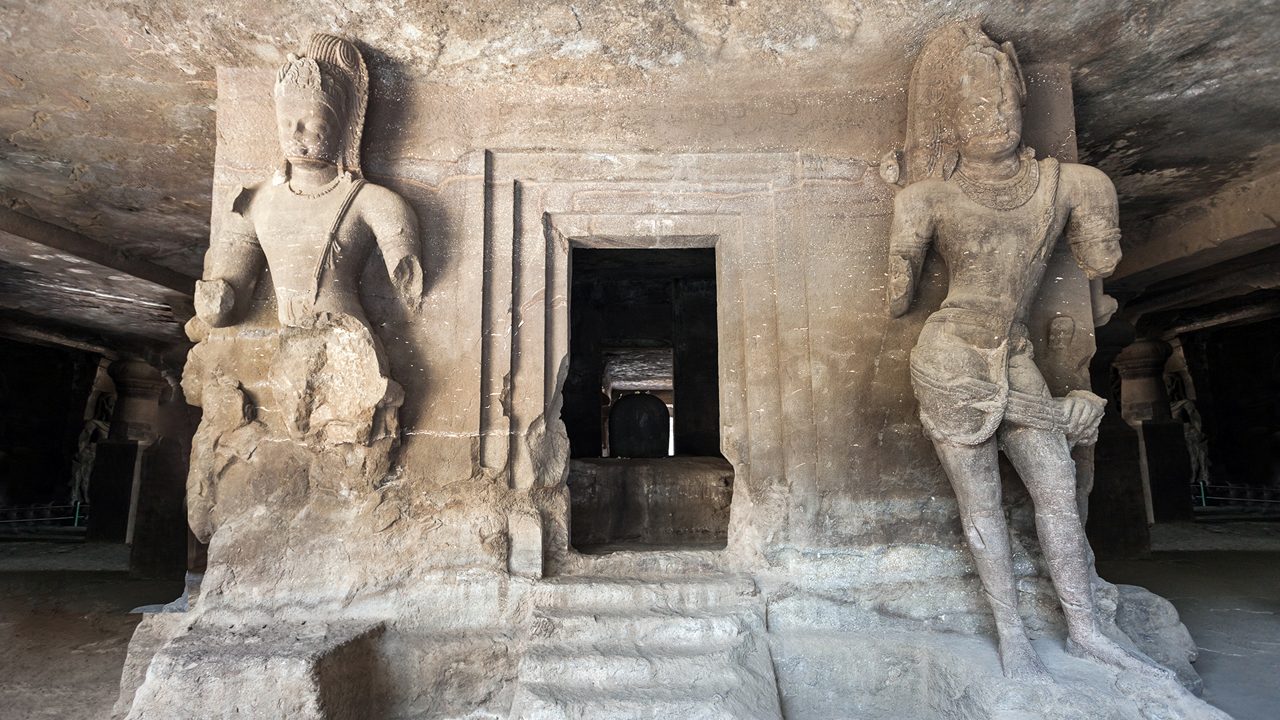 Elephanta Island caves near Mumbai in Maharashtra state, India; Shutterstock ID 259103372; purchase_order: -; job: -; client: -; other: -