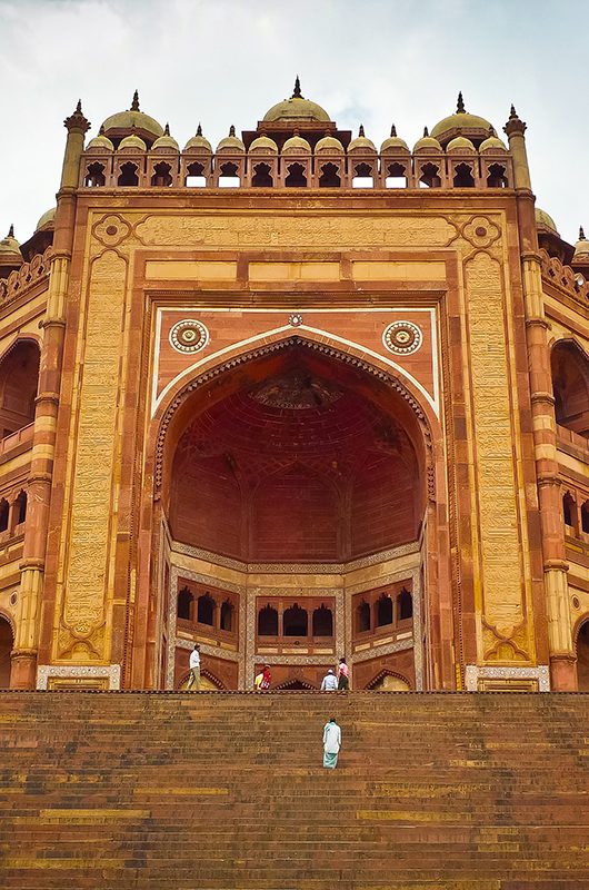 Buland Darwaza, the 54 meters high entrance to Fatehpur Sikri complex, Uttar Pradesh, India; Shutterstock ID 230001259; purchase_order: -; job: -; client: -; other: -