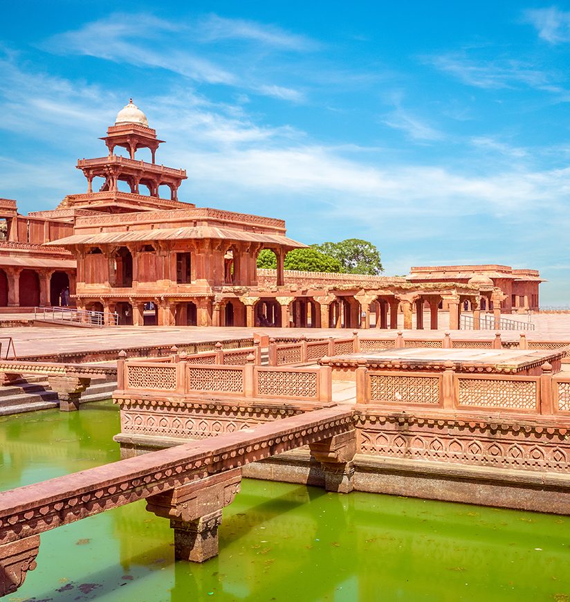 Fatehpur Sikri, the capital of Mughal Empire in 1571; Shutterstock ID 1376702942; purchase_order: -; job: -; client: -; other: -