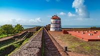 Aguada Fort - North Goa - Seventeenth-century Portuguese fort standing in Goa, India, on Sinquerim Beach; Shutterstock ID 1065727913; purchase_order: -; job: -; client: -; other: -