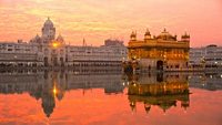 Golden Temple in Amritsar, Punjab, India.